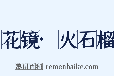 花镜·火石榴是什么意思的图片